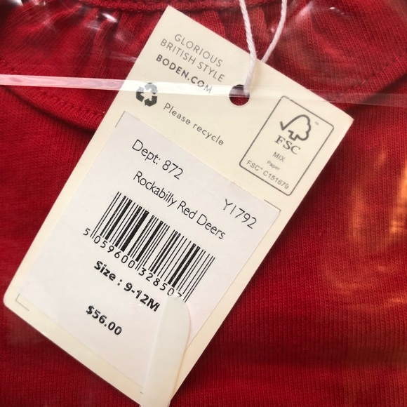 NWT Mini Boden Jersey Appliqué Dress - Picture 10 of 10